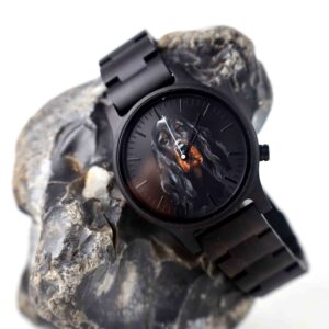 Zegarek Drewniany Czarny - Seter Gordon Zegarek Drewniany Czarny - Seter Gordon